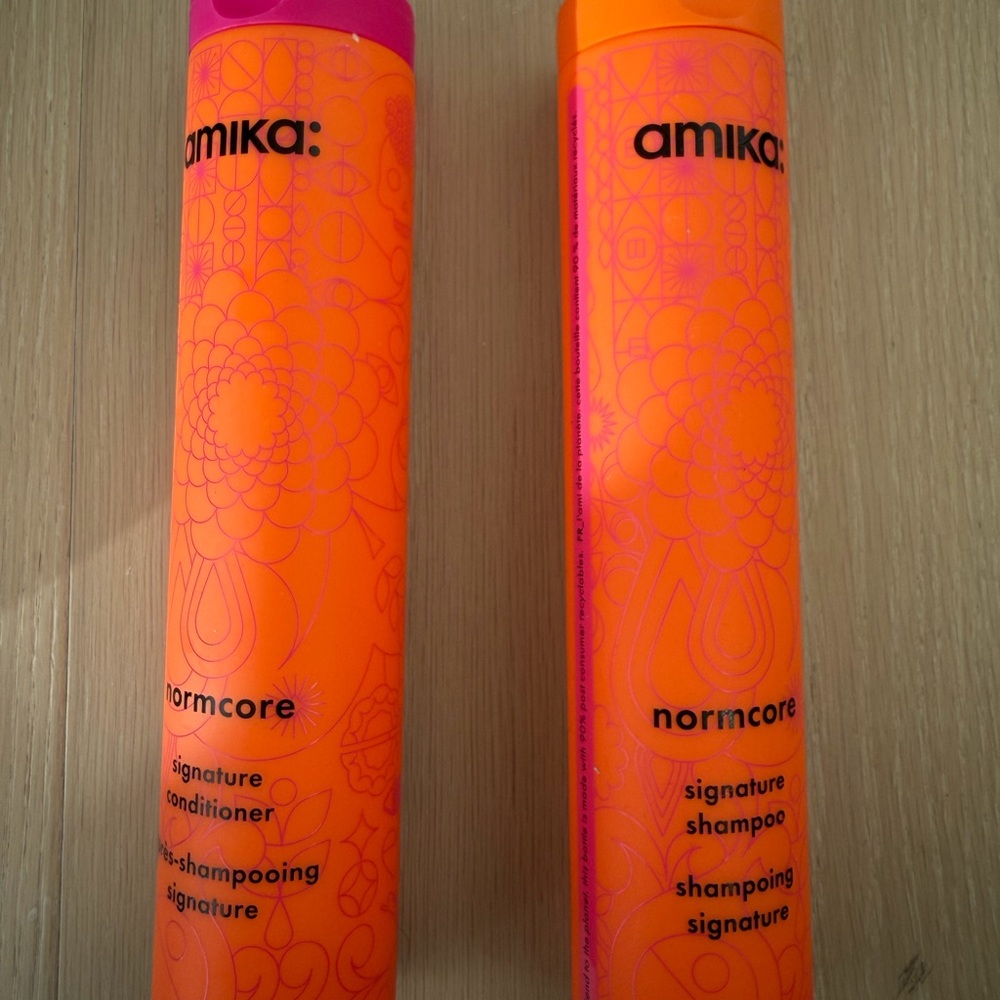 Amika shampoo & conditioner
